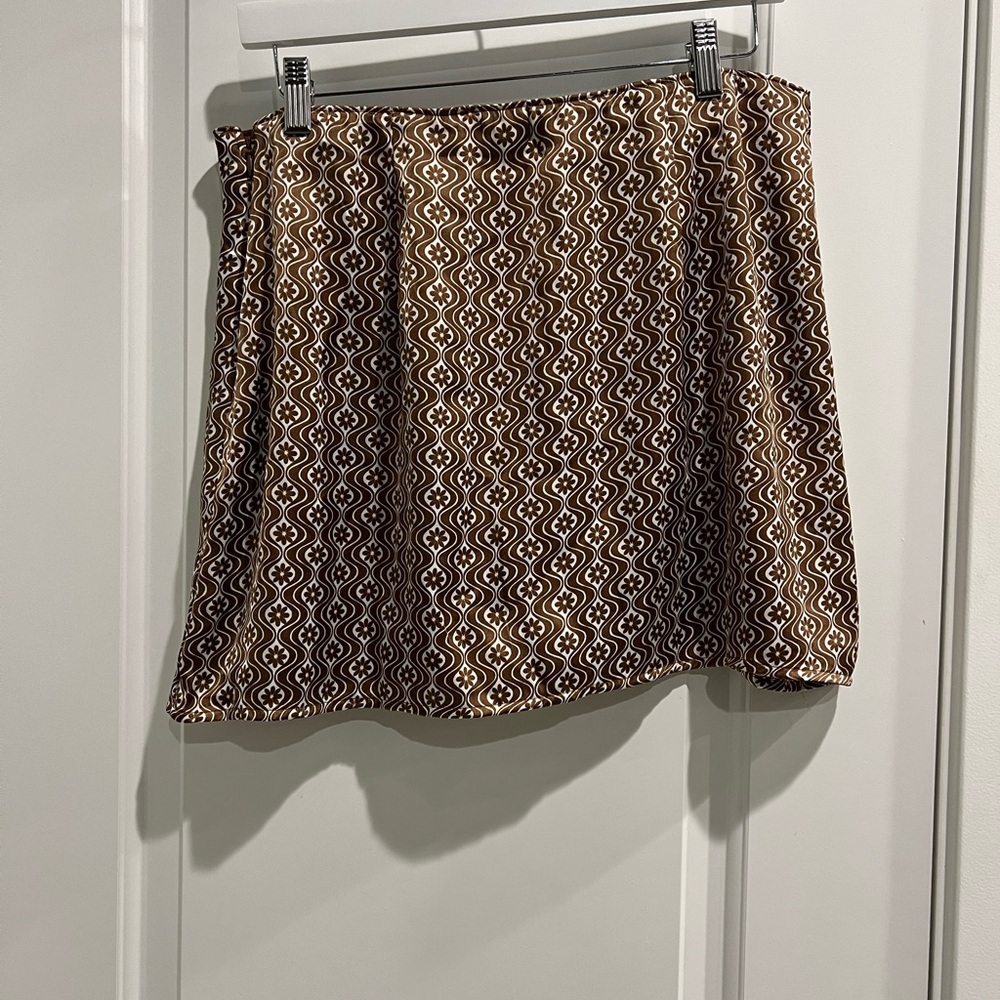 Hollister Brown Mini Skirt Casual Resort Wear